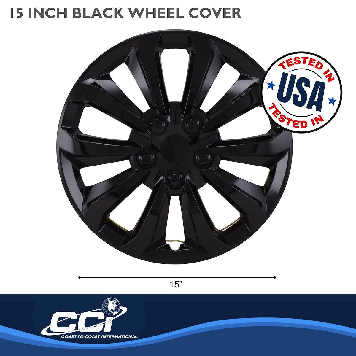 Coast2Coast Universal Wheel Covers 106115BLK product image 3