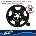 Coast2Coast Wheel Skins & Styled Wheel Covers IWCIMP97BLK product image 3