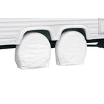 Classic Accessories Tire Cover, For 30 in To 33 in Wheel Diameter/9 in Tire Width, Snow White, Pack Of 2 - 76260