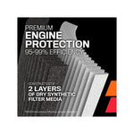 K&N Air Filter Elements RU-3110HBK product image 7