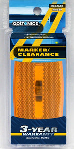 Optronics Clearance Light, MC32 SERIES, Incandescent, 4 in Length x 2 in Width x 1-1/8 in Depth - MC32ABS