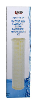 Valterra Fresh Water Filter, Filters Down To 1 Micron, 6 Months Of Usage Or Up To 500 gal - A01-1135