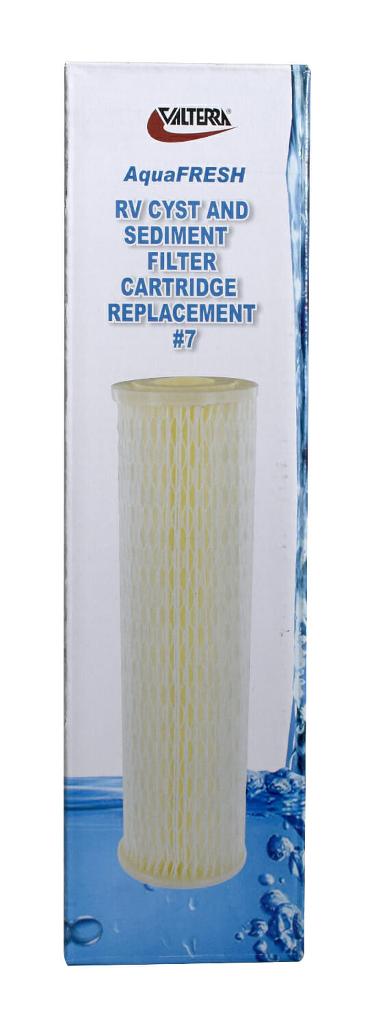 Valterra Fresh Water Filter, Filters Down To 1 Micron, 6 Months Of Usage Or Up To 500 gal - A01-1135