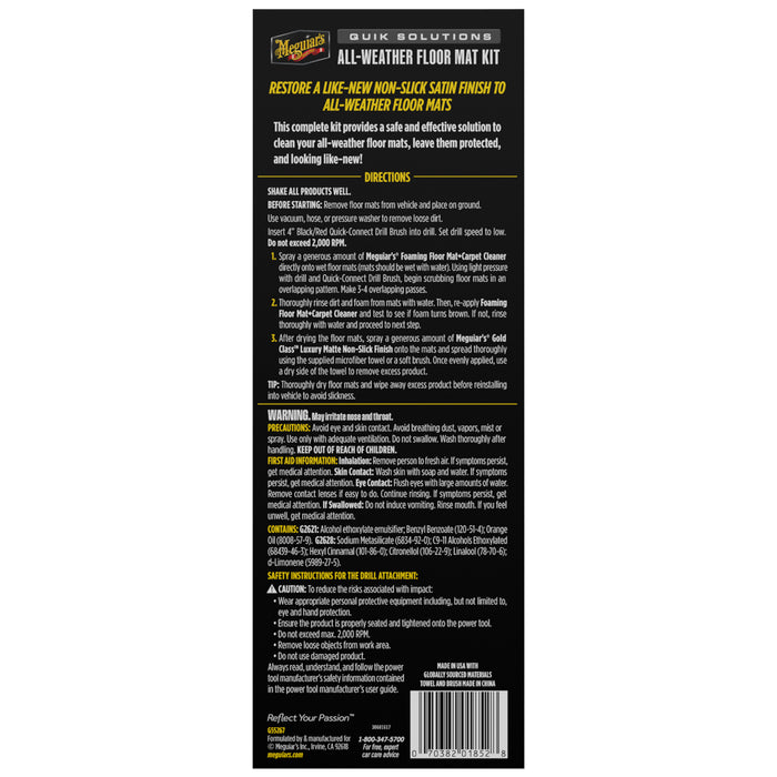 Meguiars Floor Liner Cleaner/Protectant - G55267