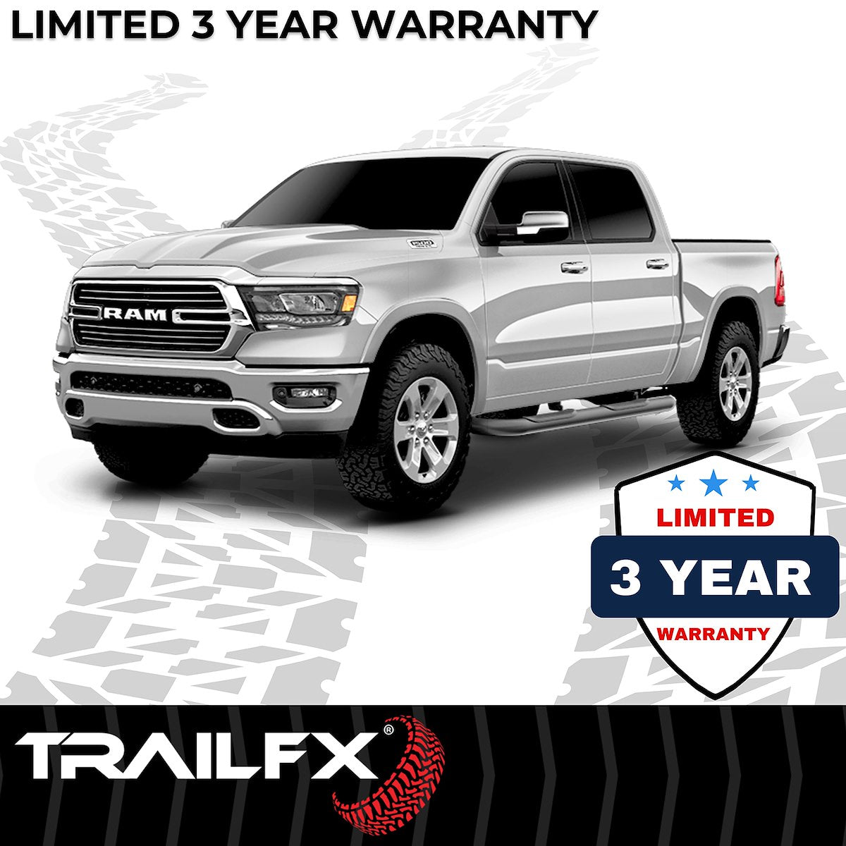 TrailFX Running Boards & Nerf Bars A1006B product image 8