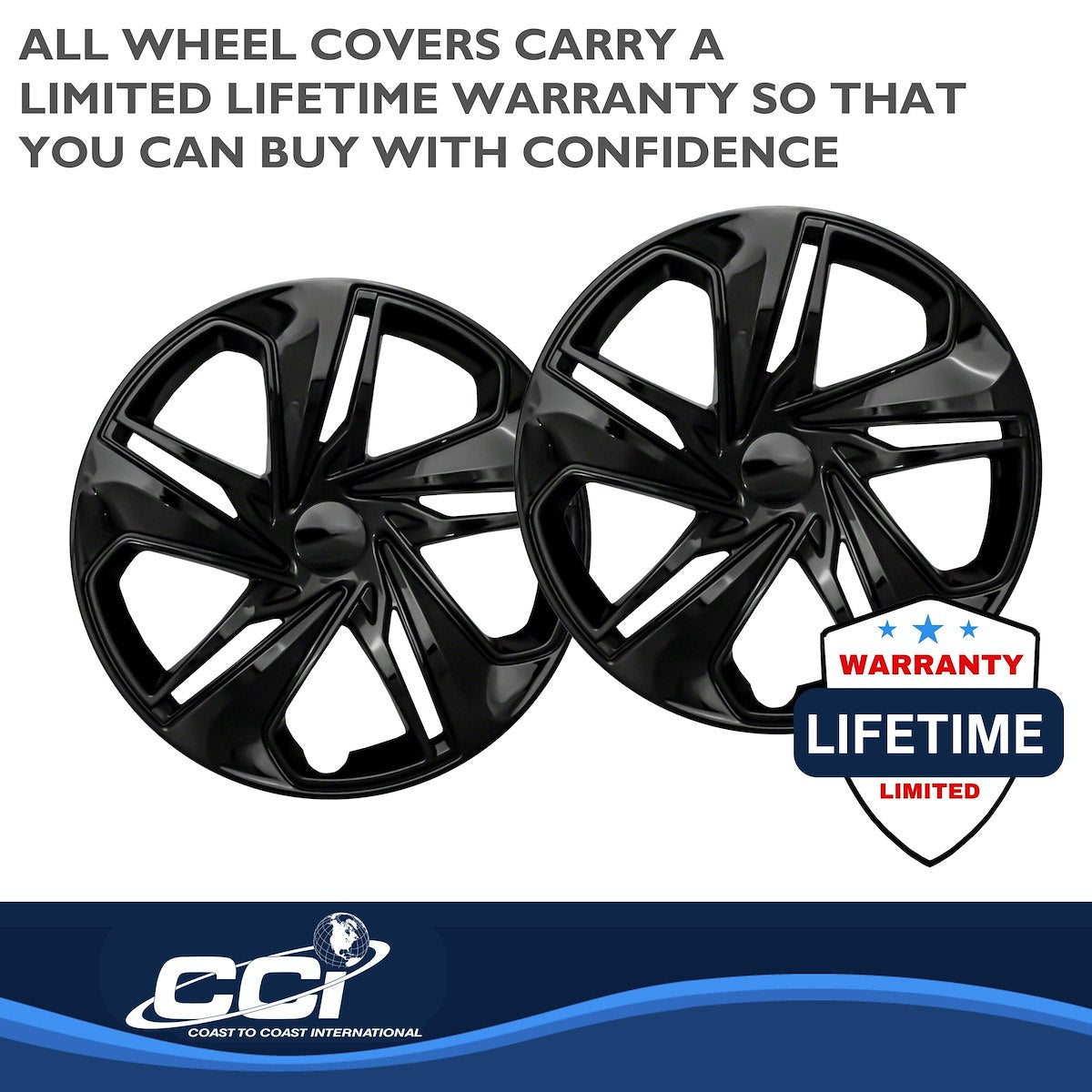 Coast2Coast Universal Wheel Covers IWC54116BLK product image 4