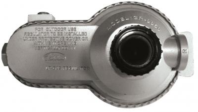 JR Products Propane Regulator, 1/4 in FPT Inlet x 3/8 in FPT Outlet, 195000 BTU Per Hour - 07-30365