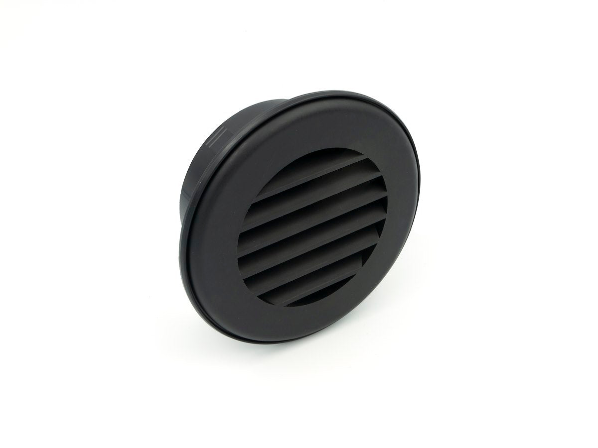 B&B Molders Heating/Cooling Register, Fits 2 in Flexible Ducts, 4-1/8 in Diameter Cutout Dimension, 4 in Diameter Outside Dimension - 94265