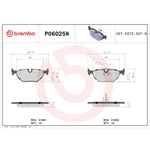 Brembo Brake Pads P06025N product image 3