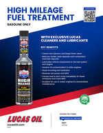 Lucas Oil Fuel Additive, Treats Up To 25 gal, 5.25 oz Bottle - 10977