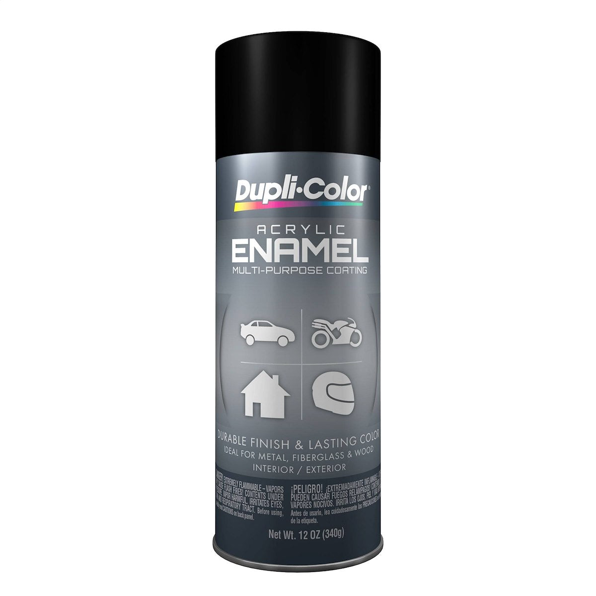 VHT/ Duplicolor Paint, Flat Black, 12 oz - DA1605