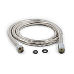 Camco Shower Head Hose, 60 in Length, Fits Standard 1/2 in Shower Arm, Chrome - 43716