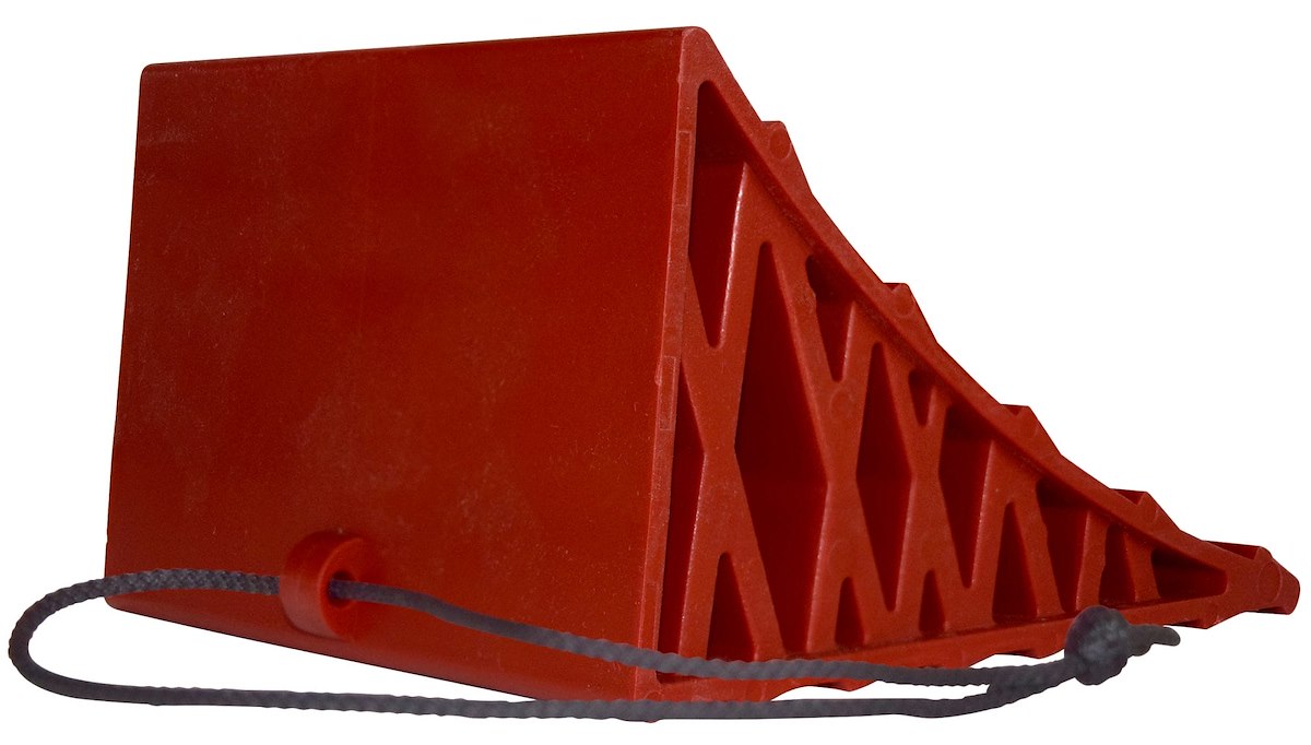 Valterra Wheel Chock, Red, 5-3/4 in Width - A10-0915