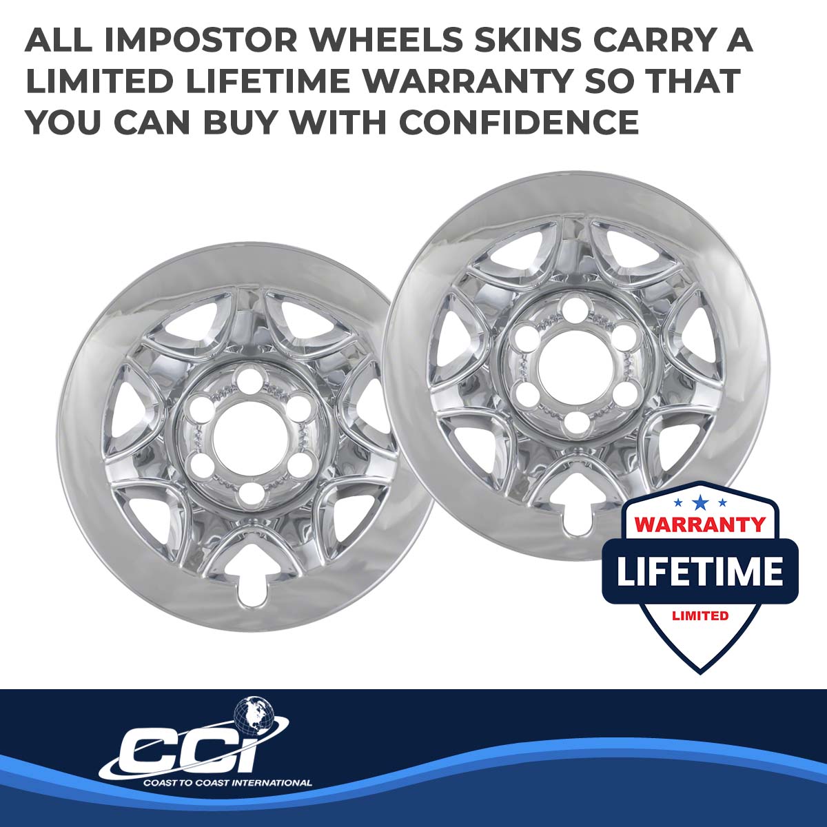 Coast2Coast Wheel Skins & Styled Wheel Covers IWCIMP89X product image 3