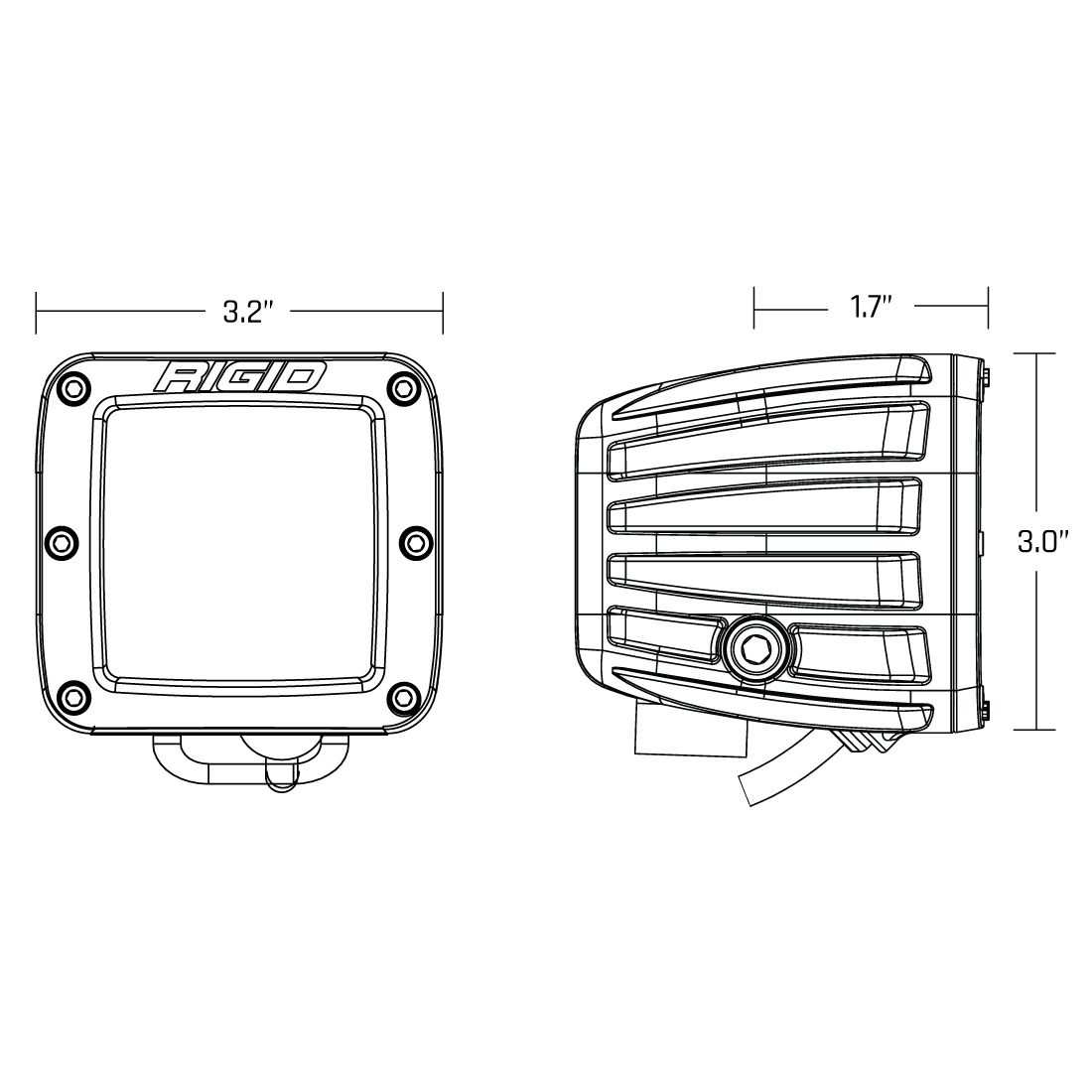 Rigid Industries Auxiliary & Work Lighting 504816 product image 2