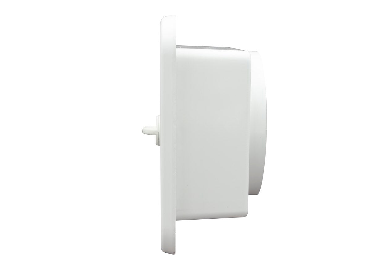 B&B Molders Access Door, 4-3/4 in Height x 5-7/8 in Width Cutout, 6-1/2 in Height x 7-5/8 in Width Overall, Polar White - 94302