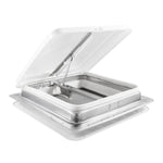 Camco Roof Vent, For 14 in x 14 in, White, Aluminum Base With Plastic Cover - 40480