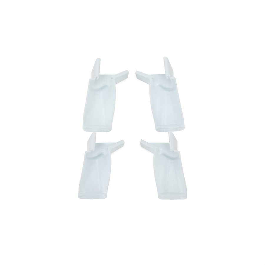 Camco Drip Rail Gutter Spout, White, Set of 4 - 42123