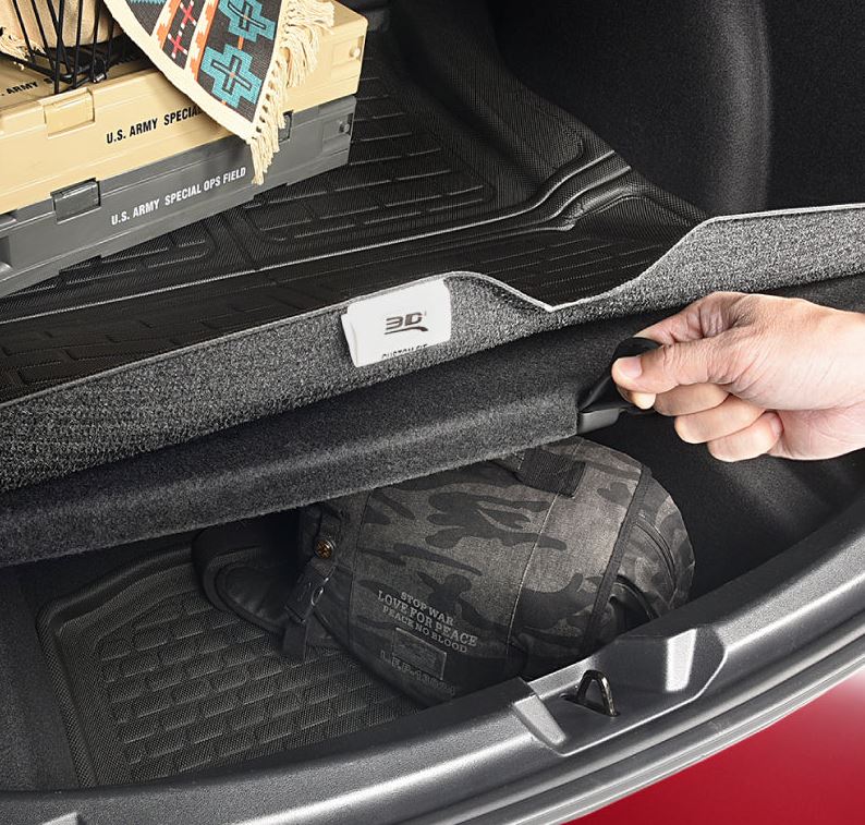 3D Mats Cargo Area Liner, Black, Behind 3rd Row - M1TL0361309