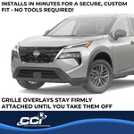 Coast2Coast Grille Insert, 2 Piece, Gloss Black - GI209BLK