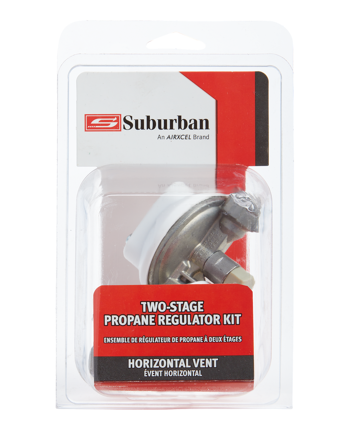 Suburban Mfg Propane Regulator, 1/4 in Female NPT Inlet x 3/8 in NPT Outlet, Outlet Pressure Of 11 in Water Column (WC), 160000 BTU Per Hour - 523002