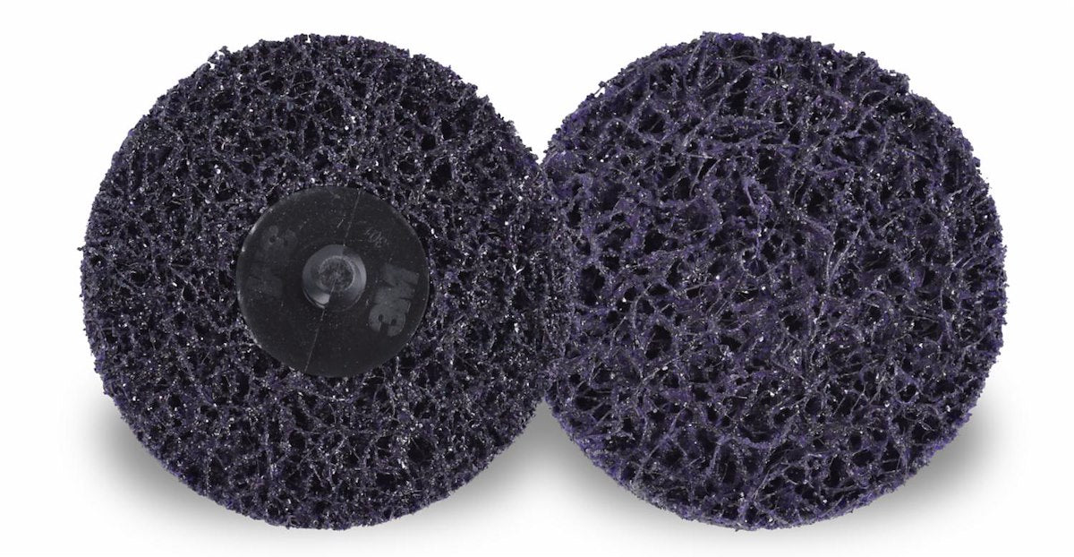 3M Sandpaper, 3 in Diameter, Pack of 25 - 89496