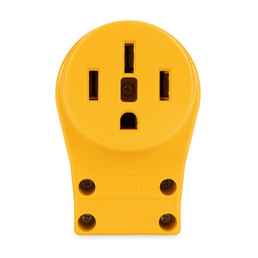 Camco Power Cord Plug End, 50 amp, 14-50P - 55353