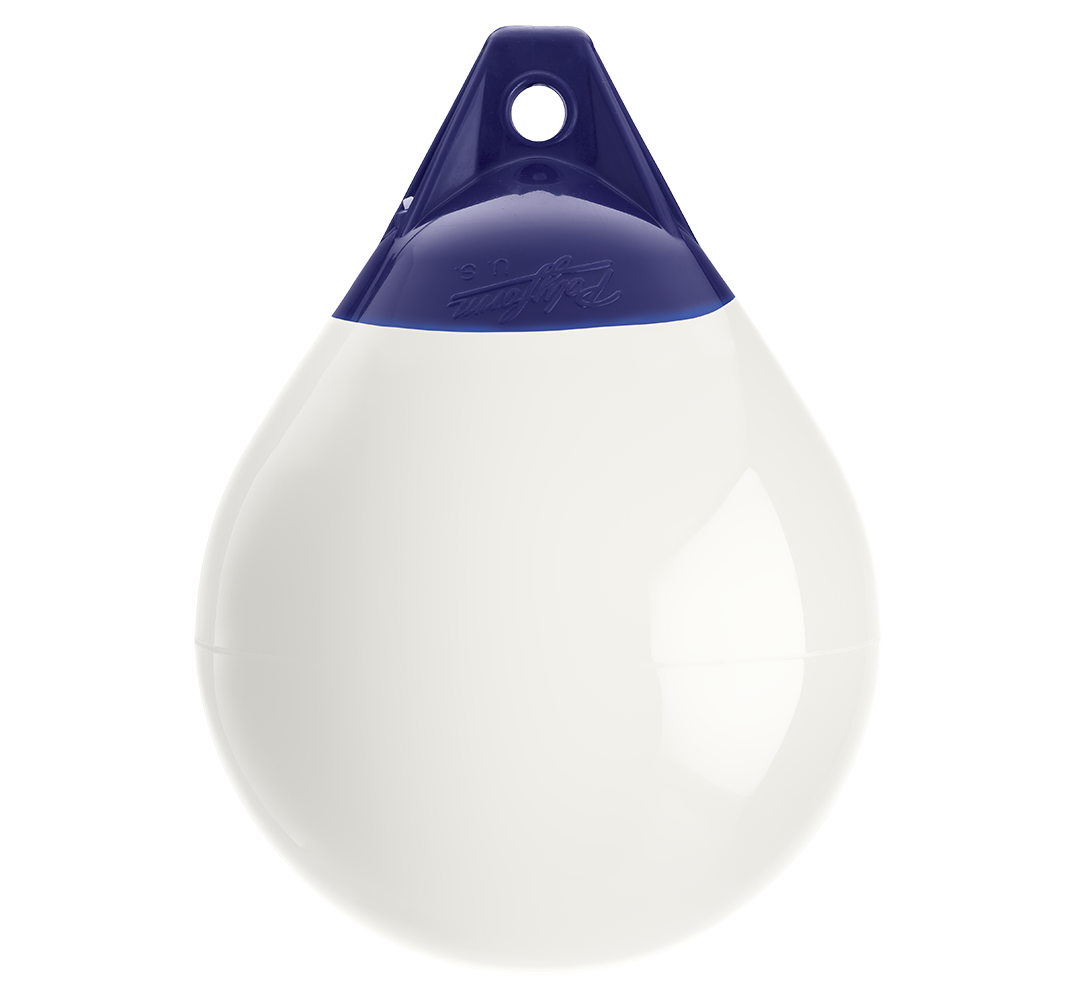 Polyform Mooring Buoy, A-Series, A-2 Model, 14-1/2 in Diameter x 19-1/2 in Length - 14-031-134