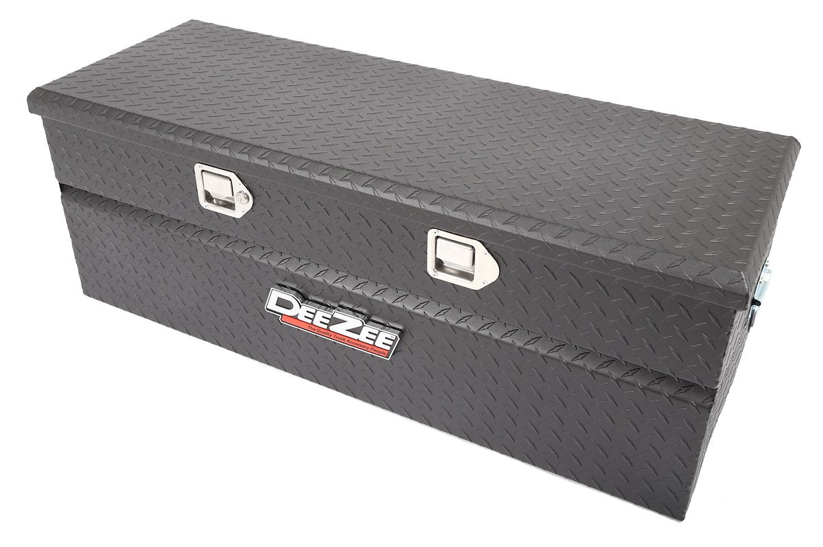 Dee Zee Tool Box, Red Label, Black Textured Powder Coated Aluminum, 46.5 in Length x 19 in Width x 16 in Height - DZ8546TB