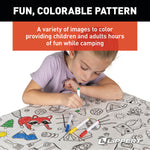 Lippert Tablecloth, With Two Bench Covers And 4 Water-Based Colored Markers - 2023051696
