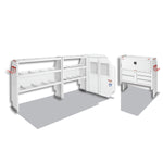 Weather Guard Van Storage System Kit, White - 600-8112R