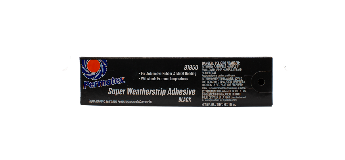 Permatex Weatherstripe Adhesive, 5 oz Tube - 81850
