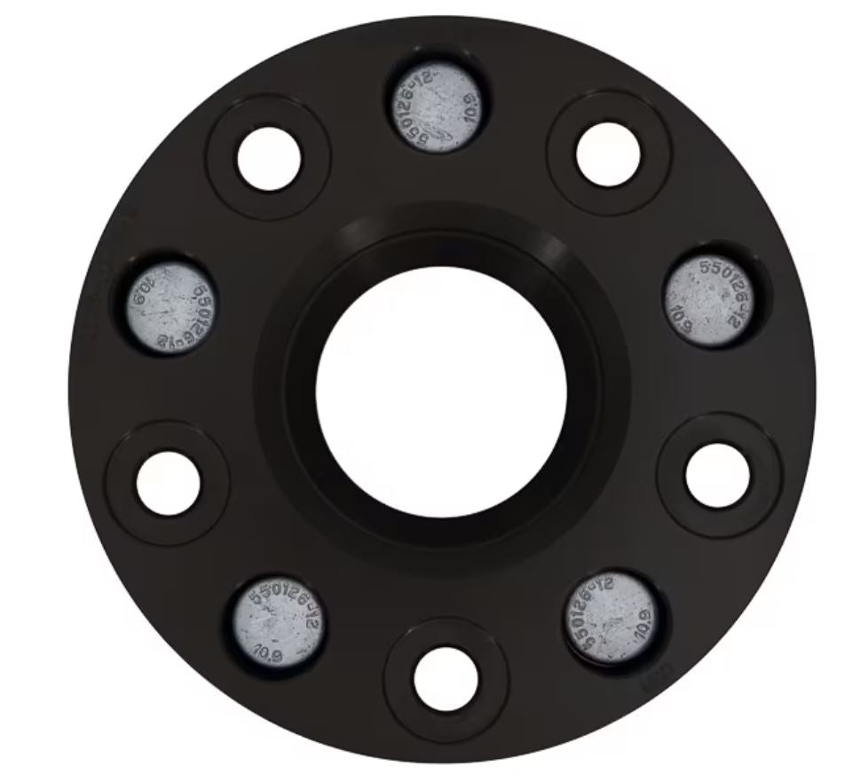 Spidertrax Wheel Spacer, 5 x 127 Millimeter/5 x 5.00 in Bolt Pattern, 44.45 Millimeter/1.75 in Thickness, Anodized Black, Set Of 2 - WHS024K