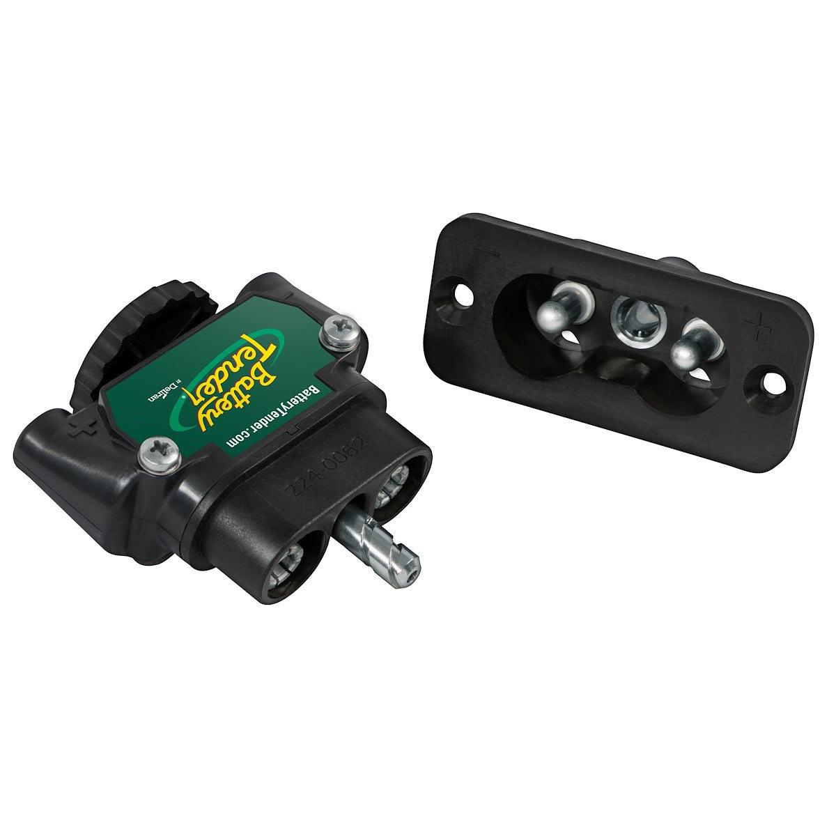 Battery Tender Trolling Motor Power Plug, 48 V DC, 80 amp Current Rating, 2 Pin Connector - 027-0004-KIT