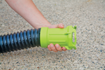 Thetford/ Norcold Sewer Hose, 10 ft Extended Length, 3 in Diameter, Black/Green - 50328