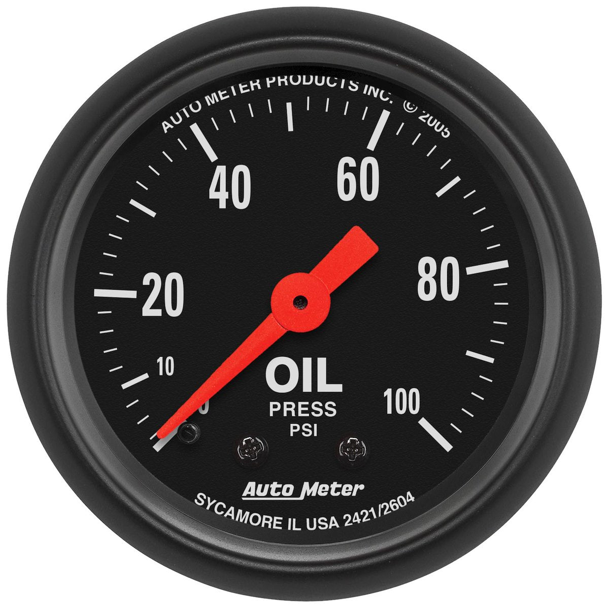 AutoMeter Engine Oil Pressure Gauge 2604 product image 1