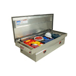 Weather Guard Tool Box, Aluminum, 27-1/2 in Length x 72 in Width x 18-1/2 in Height, 15.5 Cubic ft Capacity - 117-0-04
