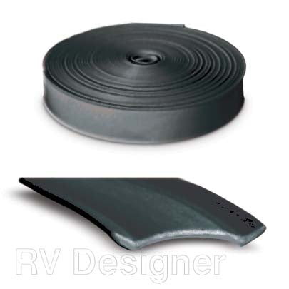 RV Designer Trim Molding Insert, 1 in Width x 25 ft Length, Black - E369