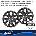 Coast2Coast Wheel Skins & Styled Wheel Covers IWCIMP386BLK product image 3
