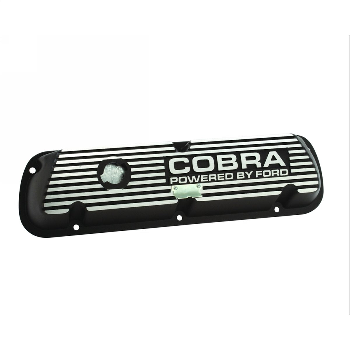 Ford Performance Valve Cover, Black Satin, Die-Cast Aluminum, Set of 2 - M-6582-A