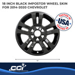 Coast2Coast Wheel Skins & Styled Wheel Covers IWCIMP377BLKN product image 2