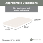 Lippert Bed Sheet, Fits Up To 14 in High Mattress - 2024121144