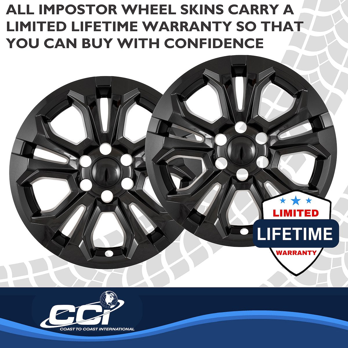 Coast2Coast Wheel Skins & Styled Wheel Covers IMP511BLK product image 4