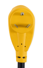 Camco Power Cord Adapter, 30 amp Female To 30 amp Male, 90 degree, 30 amp - 55522