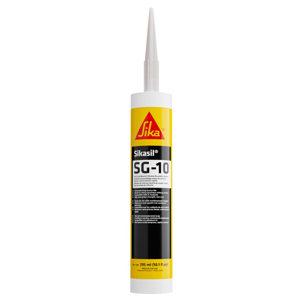 AP Products Caulk Sealant, Sikasil  GS-10, Black, 10 oz Cartridge - 017-417241