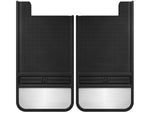 Husky Liners Mud Flap, Black, With Stainless Steel Weights, Set Of 2 - 55101