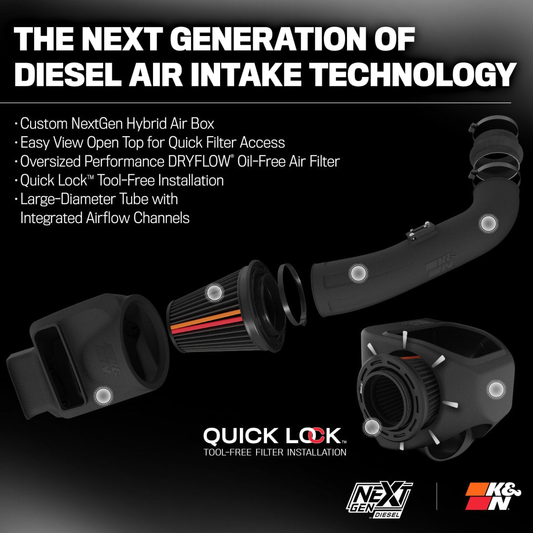 K&N Air Cleaner Assemblies and Air Intake Kits 50-3101D product image 5