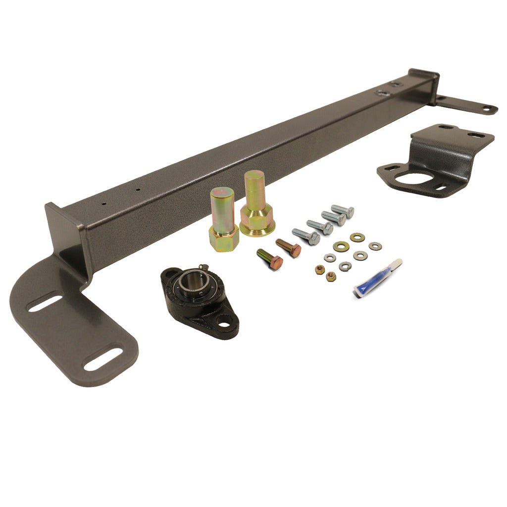 Bd Diesel Steering Gear Box Brace, Black - 1032003