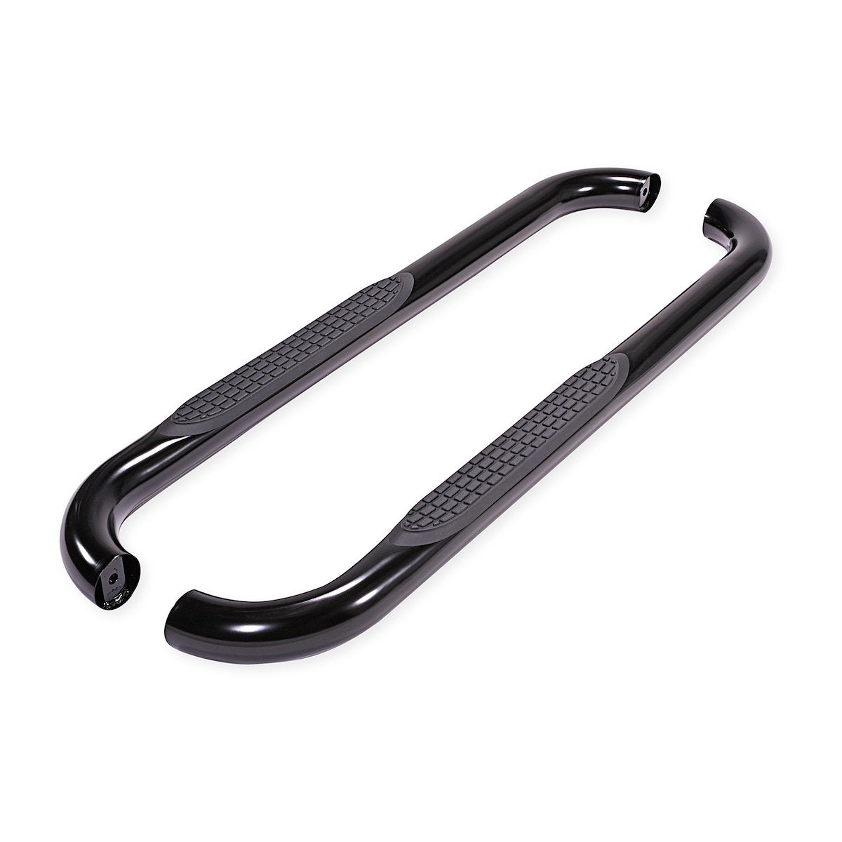 TrailFX Nerf Bar, 3 in Round Bent, Black, Steel - A0061B