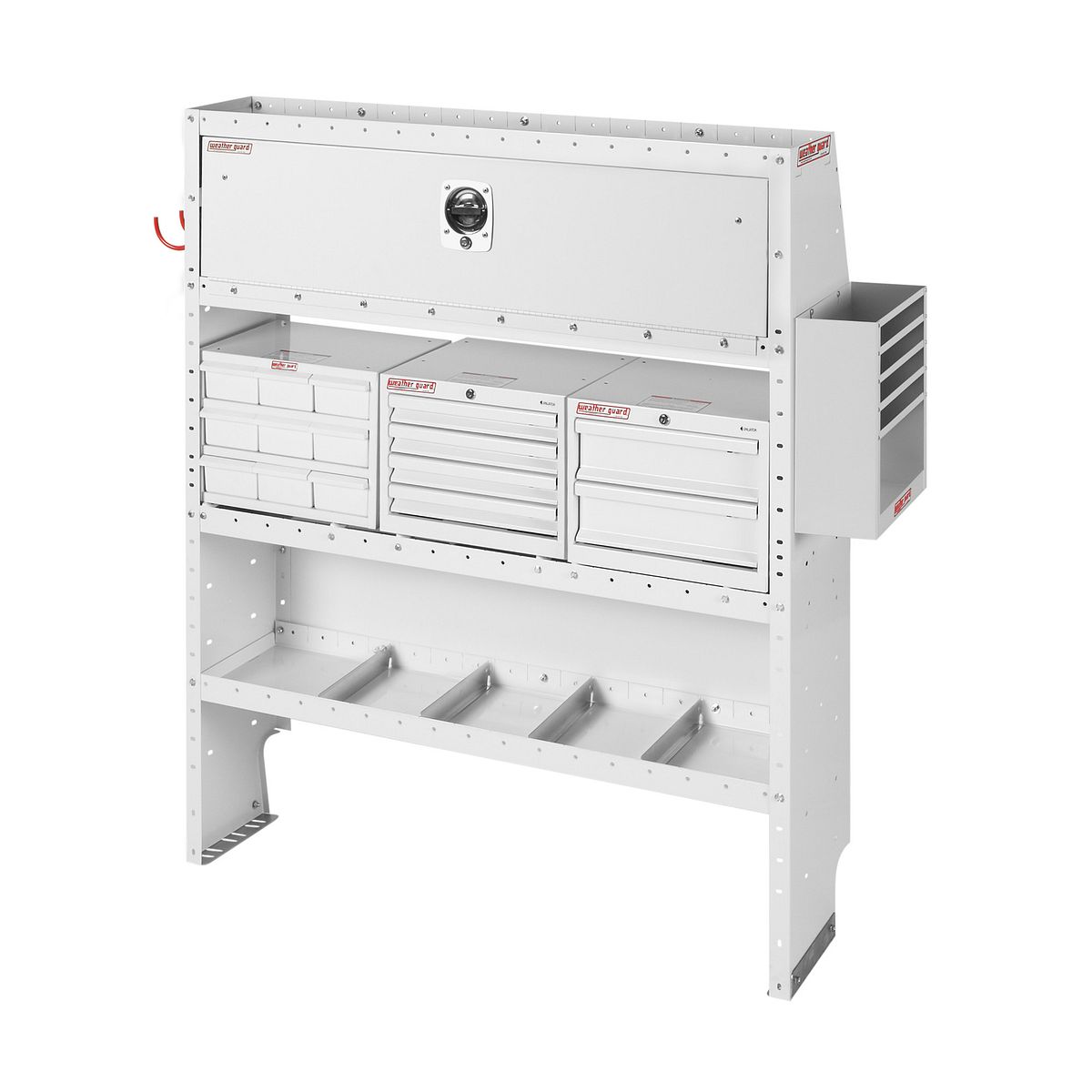 Weather Guard Van Storage System Kit, White - 600-8414X